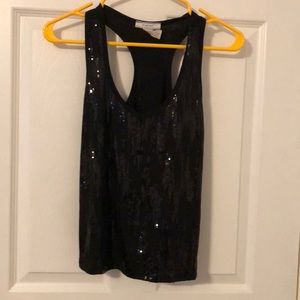 5 for $20! Black sequin tank top